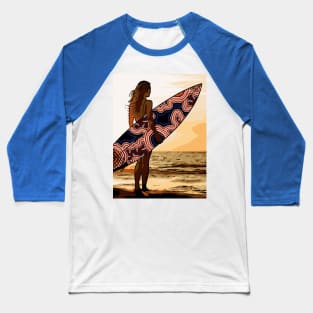 Surfs Up Australia Baseball T-Shirt